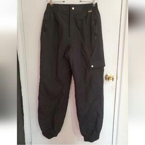 Vintage Stagsport Men's Sz 32 Winter Snow Pants Black Made in Korea